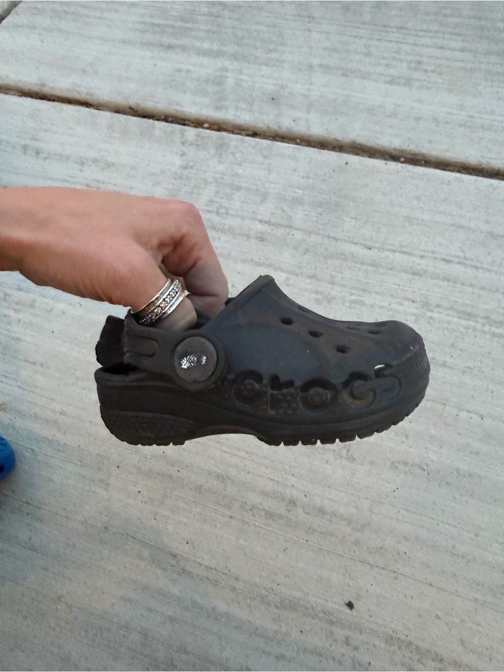 CROCS Kids Black Classic Clog Sandal